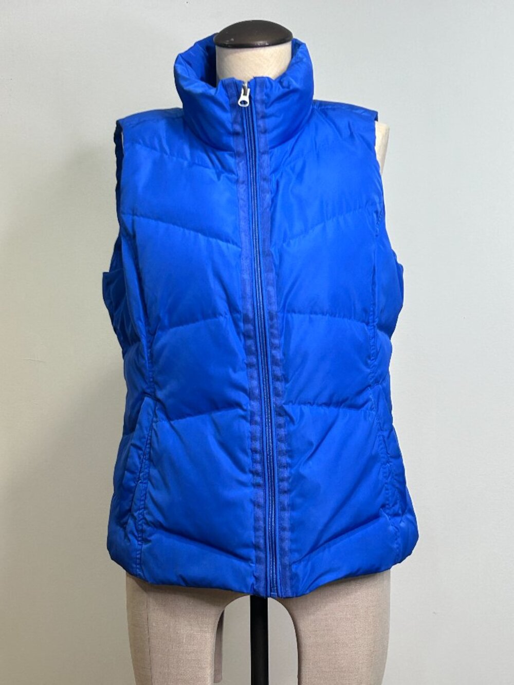 Lands' End Bright Blue Down Puffer Vest | Size Small (6-8)